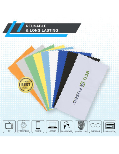 Paño de Microfibra CamKix 18 Toallitas 14x8 cm