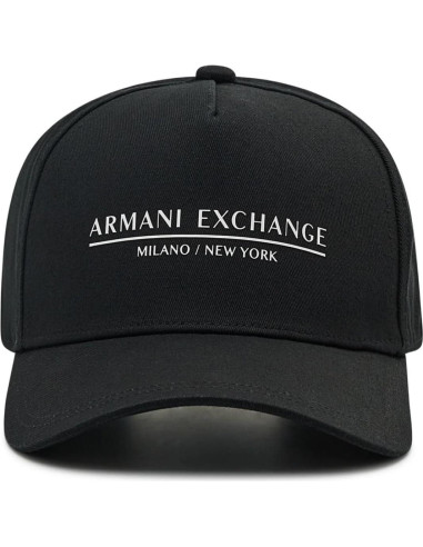 Gorra de béisbol Armani Exchange Ajustable Negro