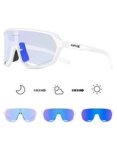 Gafas de Ciclismo KAPVOE Fotoquímicas UV400 para Adultos