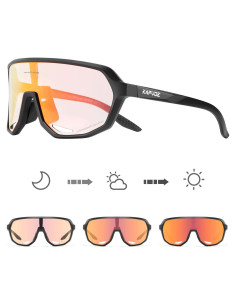 Gafas de Ciclismo KAPVOE Fotoquímicas UV400 para Adultos