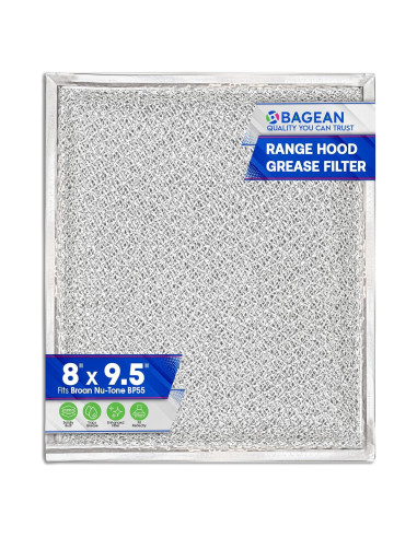 Filtro de Campana Extractora Bagean 20.32 x 24.13 cm Aluminio