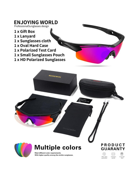 Gafas de sol deportivas Rosemal modelo 7252 UV400 TR90