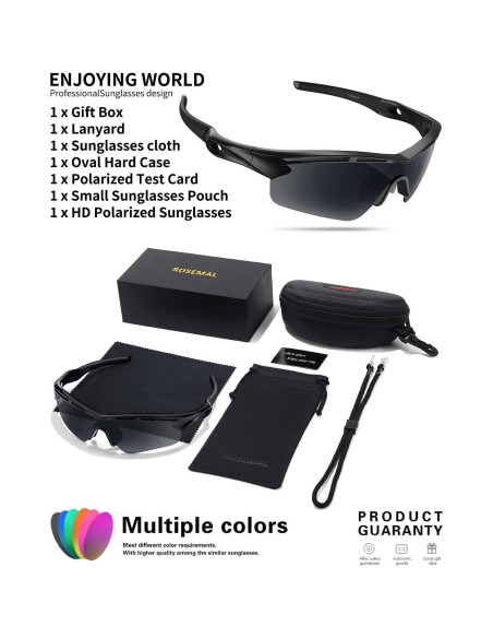 Gafas de sol deportivas Rosemal modelo 7252 polarizadas UV400