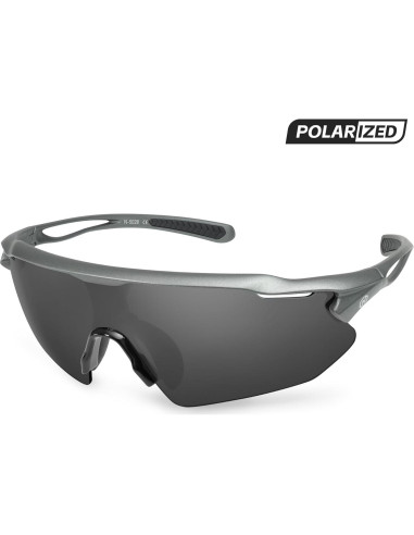 Gafas de Ciclismo Nordik AKSEL - Lentes Grises Polarizados