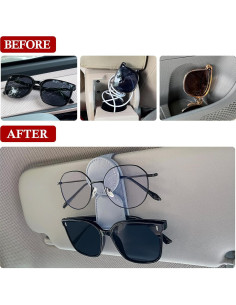 Soporte de Gafas KIWEN SH-001 Magnético para Coche Gris 2