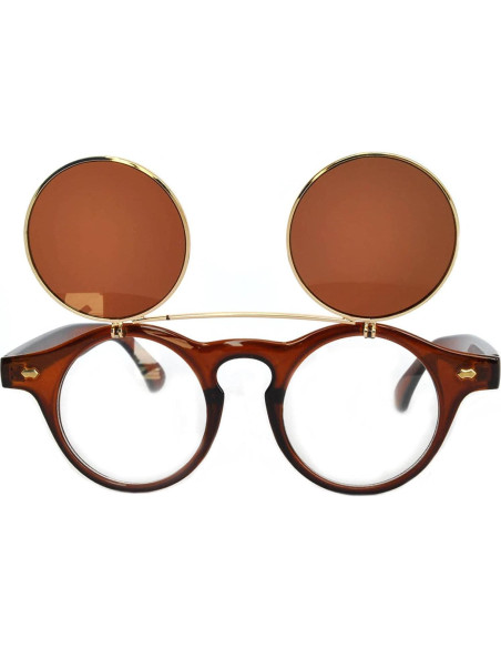 Gafas de Sol Steampunk Retro Góticas Plegables UV400
