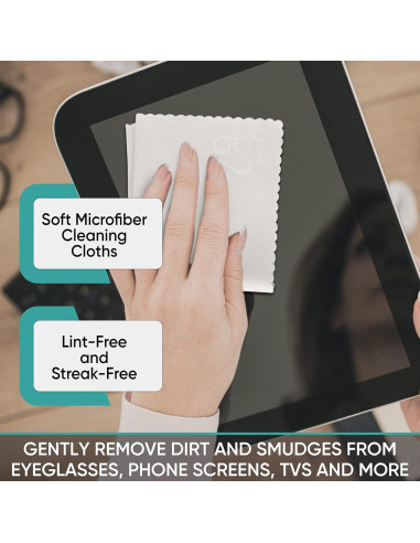 Paño de limpieza de microfibra Yogo Vision 12-pack 15x18 cm