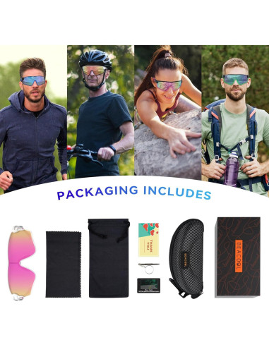 Gafas de Sol BEACOOL 7502 Polarizadas UV400 para Deportes