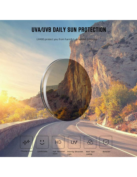 Gafas de sol polarizadas RINKUOLYO para ciclismo unisex