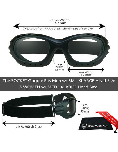 Gafas de seguridad Bikershades para motociclistas - Lentes polarizados Gafas de seguridad Bikershades para motociclistas - Lentes polarizados