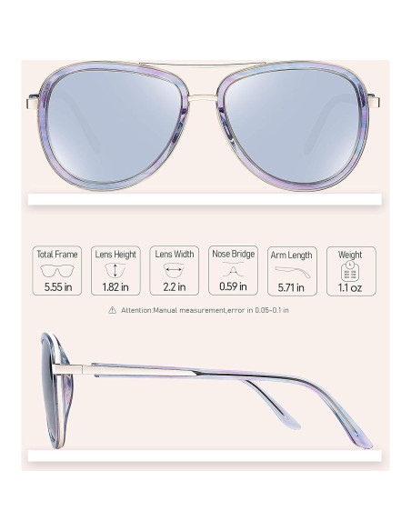 Gafas de Sol BIRCEN Polarizadas UV para Mujeres BC2001