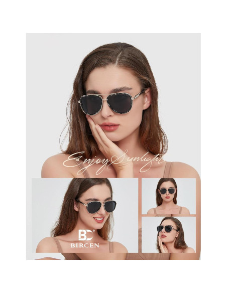 Gafas de sol BIRCEN para mujeres UV400 - Marco acetato Gafas de sol BIRCEN para mujeres UV400 - Marco acetato