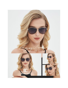 Gafas de sol BIRCEN para mujeres UV400 - Marco acetato 2