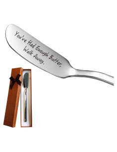 Cuchillo de Mantequilla LRUIOMVE Acero Inoxidable 16.5 cm