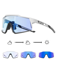 Gafas de Ciclismo KAPVOE K9022 Fotoquímicas UV400