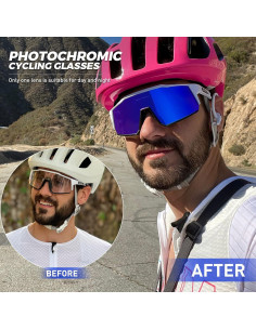 Gafas de Ciclismo KAPVOE K9022 Fotoquímicas UV400 2