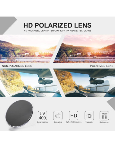 Gafas de sol HAOLOTA para mujeres - Diseño mariposa UV400