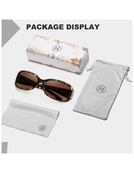 Gafas de sol HAOLOTA para mujeres - Diseño mariposa UV400 Gafas de sol HAOLOTA para mujeres - Diseño mariposa UV400