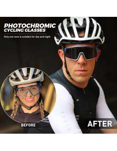 Gafas de Ciclismo KAPVOE K9022 Fotoquímicas UV400 2