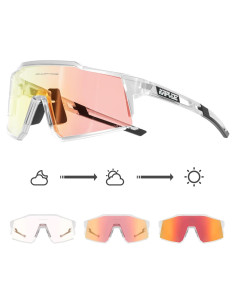 Gafas de Ciclismo KAPVOE K9022 Fotoquímicas Transparentes