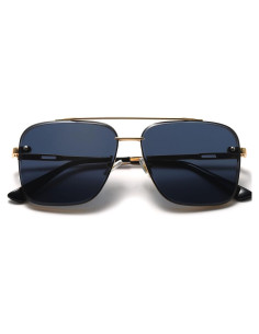 Gafas de Sol Cuadradas Breaksun UV400 Marco Dorado