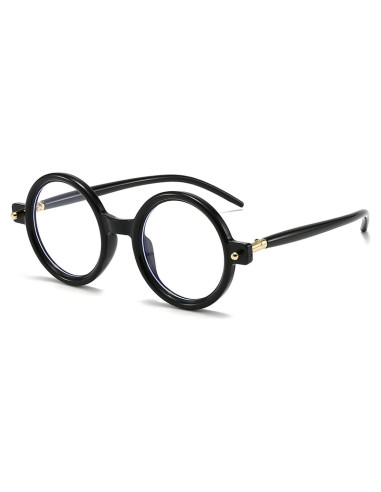 Gleyemor Gafas Redondas Retro Unisex Lentes Anti Luz Azul