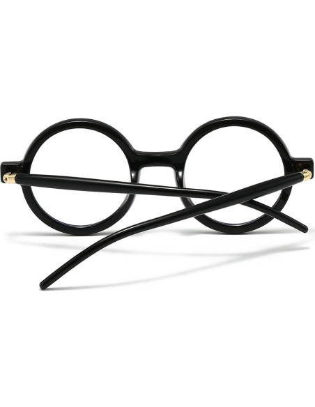 Gleyemor Gafas Redondas Retro Unisex Lentes Anti Luz Azul