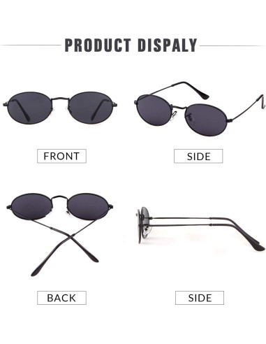Gafas de Sol Ovaladas GIFIORE Vintage Retro 90s UV400