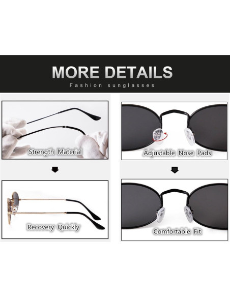 Gafas de Sol Ovaladas GIFIORE Vintage Retro 90s UV400