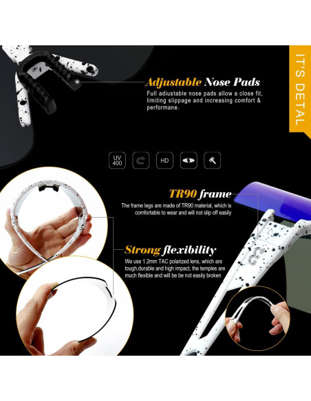 Gafas de Ciclismo FMY Polarizadas UV400 para Adultos Gafas de Ciclismo FMY Polarizadas UV400 para Adultos