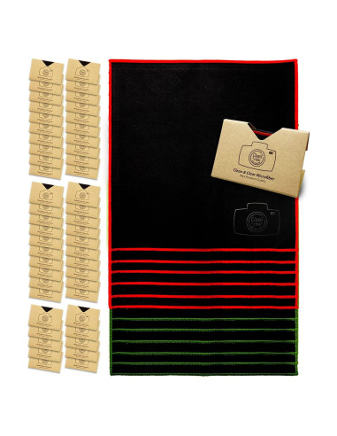 Paño de Microfibra Clean & Clear 50 Piezas 20x20 cm