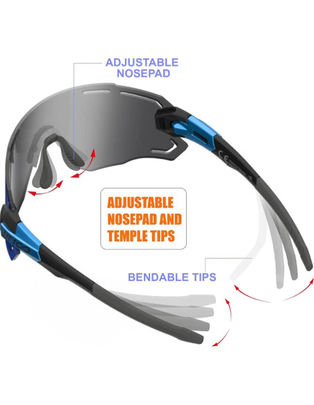 Gafas de sol RT100 para ciclismo unisex, diseño moderno