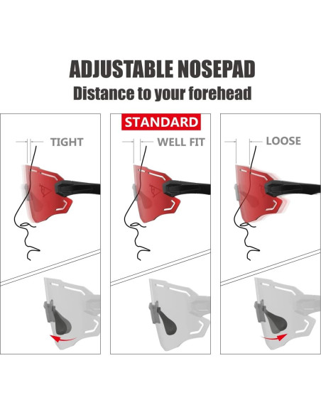 Gafas de sol RT100 para ciclismo unisex, diseño moderno