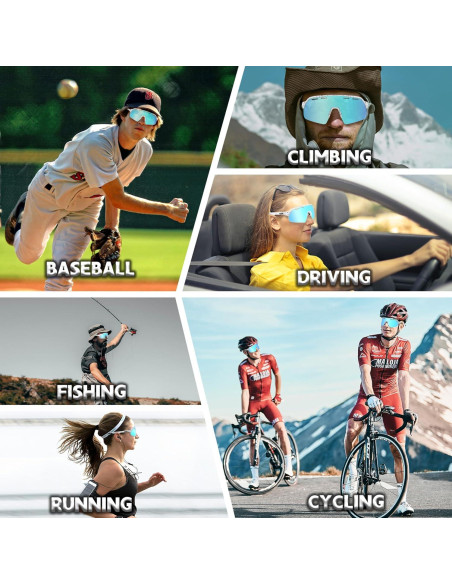 Gafas de Ciclismo INMKALI UV400 Ajuste Universal Adulto