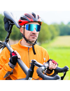 Gafas de Ciclismo BOLLFO Lentes Polarizadas UV 400 2