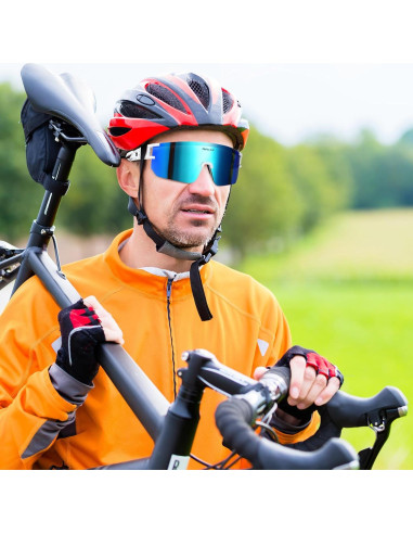 Gafas de Ciclismo BOLLFO Lentes Polarizadas UV 400