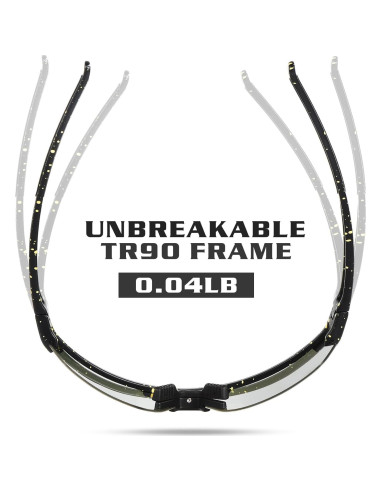 Gafas de Ciclismo BOLLFO Lentes Polarizados UV400 Unisex