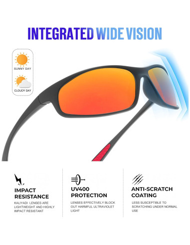 Gafas de Sol KALIYADI Polarizadas para Hombres UV