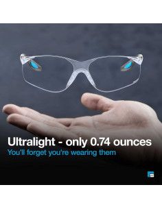 Gafas de seguridad SolidWork transparentes antiempañante 2