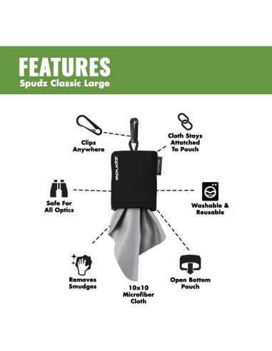 Paño Microfibra SPUDZ Classic Alpine 15 x 15 cm 2-Pack