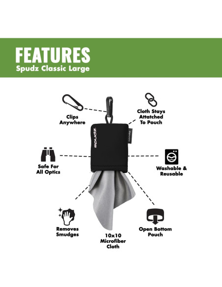 Paño Microfibra SPUDZ Classic Alpine 15 x 15 cm 2-Pack