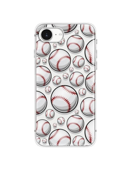 Funda Blingy's para iPhone 16e 6.1" Diseño Béisbol Transparente