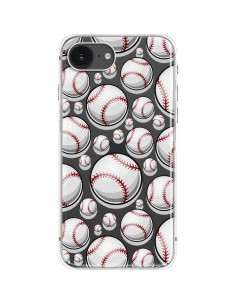 Funda Blingy's para iPhone 16e 6.1" Diseño Béisbol Transparente 2