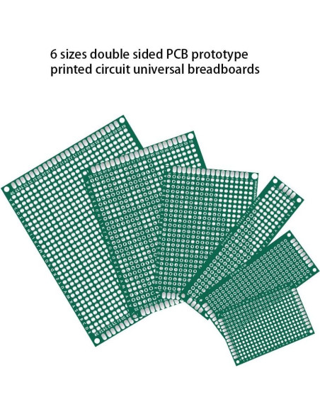Kit de Placas PCB Doble Cara AITRIP 32 Piezas 6 Tamaños