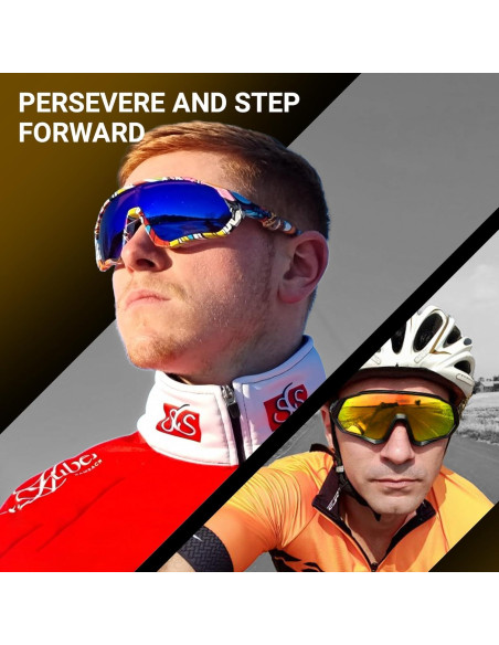 Gafas de Ciclismo KAPVOE Polarizadas UV400 Unisex