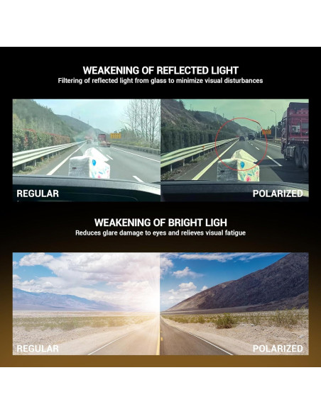 Gafas de Ciclismo KAPVOE Polarizadas UV400 Unisex