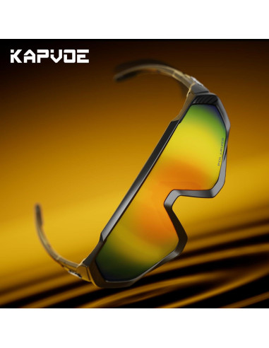 Gafas de Ciclismo KAPVOE Polarizadas UV400 Unisex