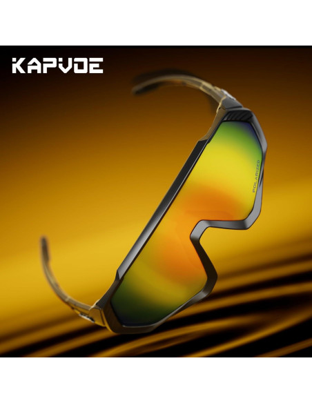 Gafas de Ciclismo KAPVOE Polarizadas UV400 Unisex