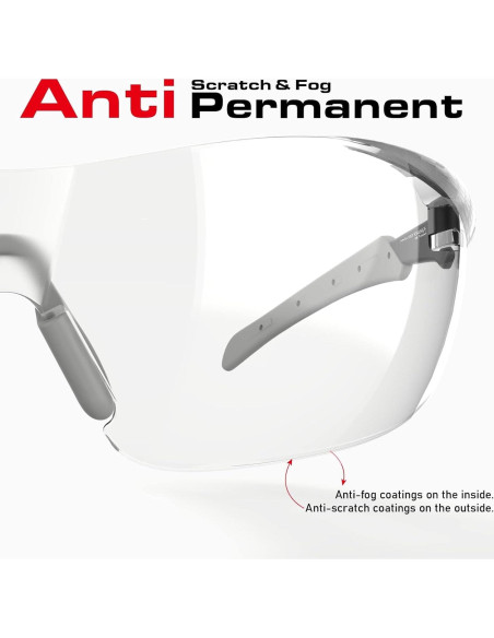 Gafas de Seguridad Impactables Antivaho UV - Impactable