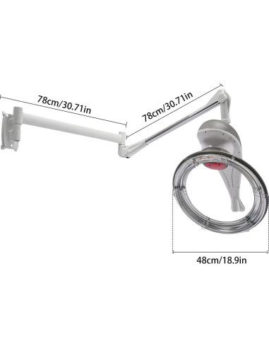 Máquina de Tratamiento Capilar Pwender 950W Montada en Pared